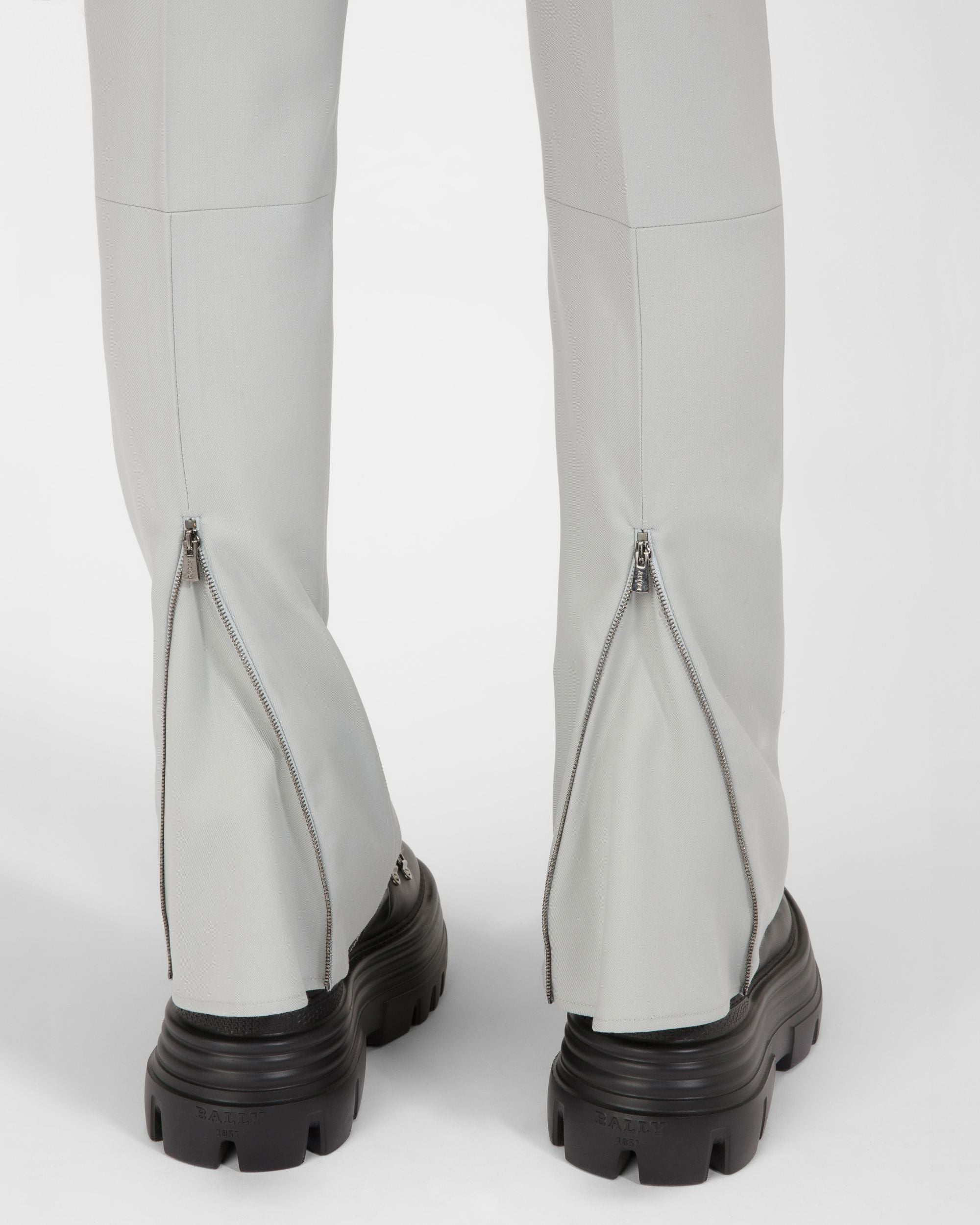 Pantalones Con Bajo Con Cremallera - Mujer - Bally - 02