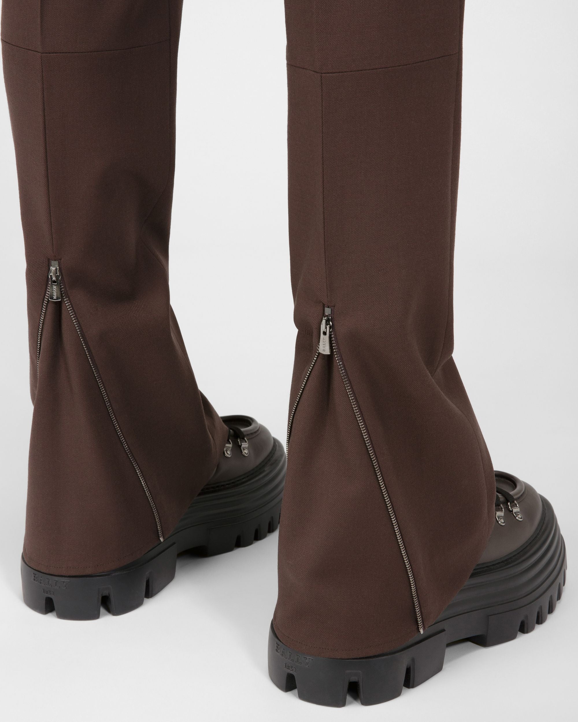 Zip Cuff Trousers - Women's - Bally - 02