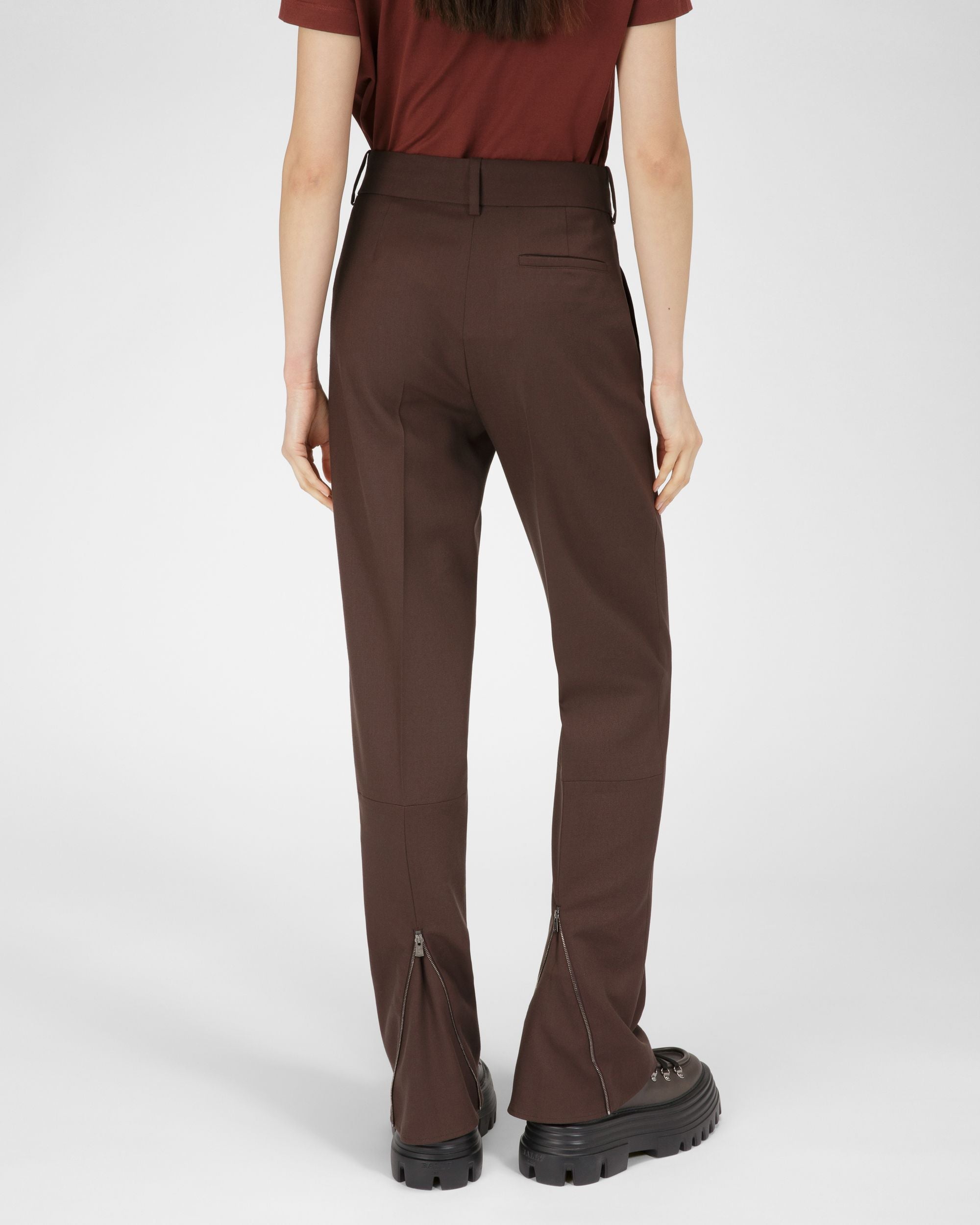 Zip Cuff Trousers - Women's - Bally - 03
