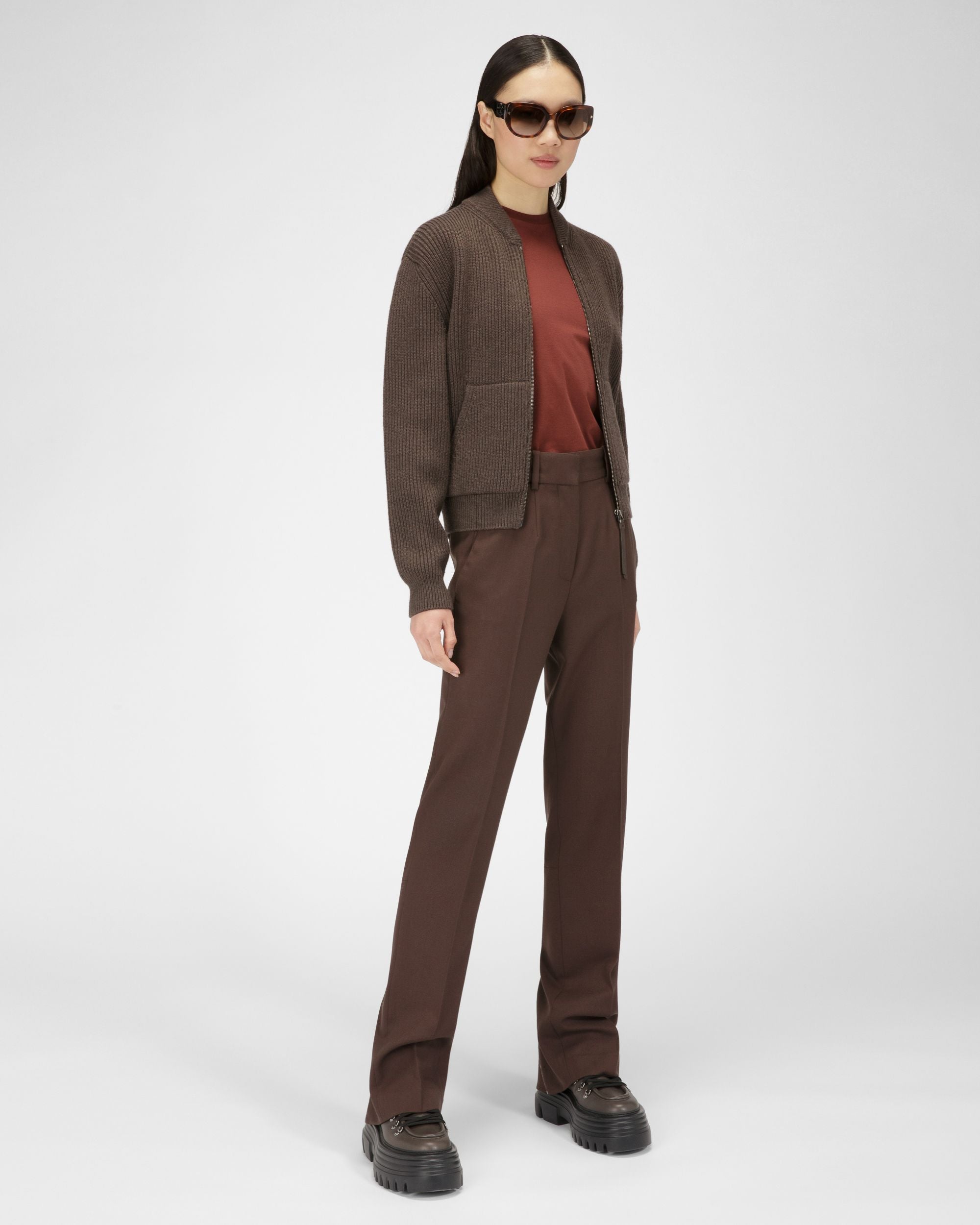 Zip Cuff Trousers - Women's - Bally - 05