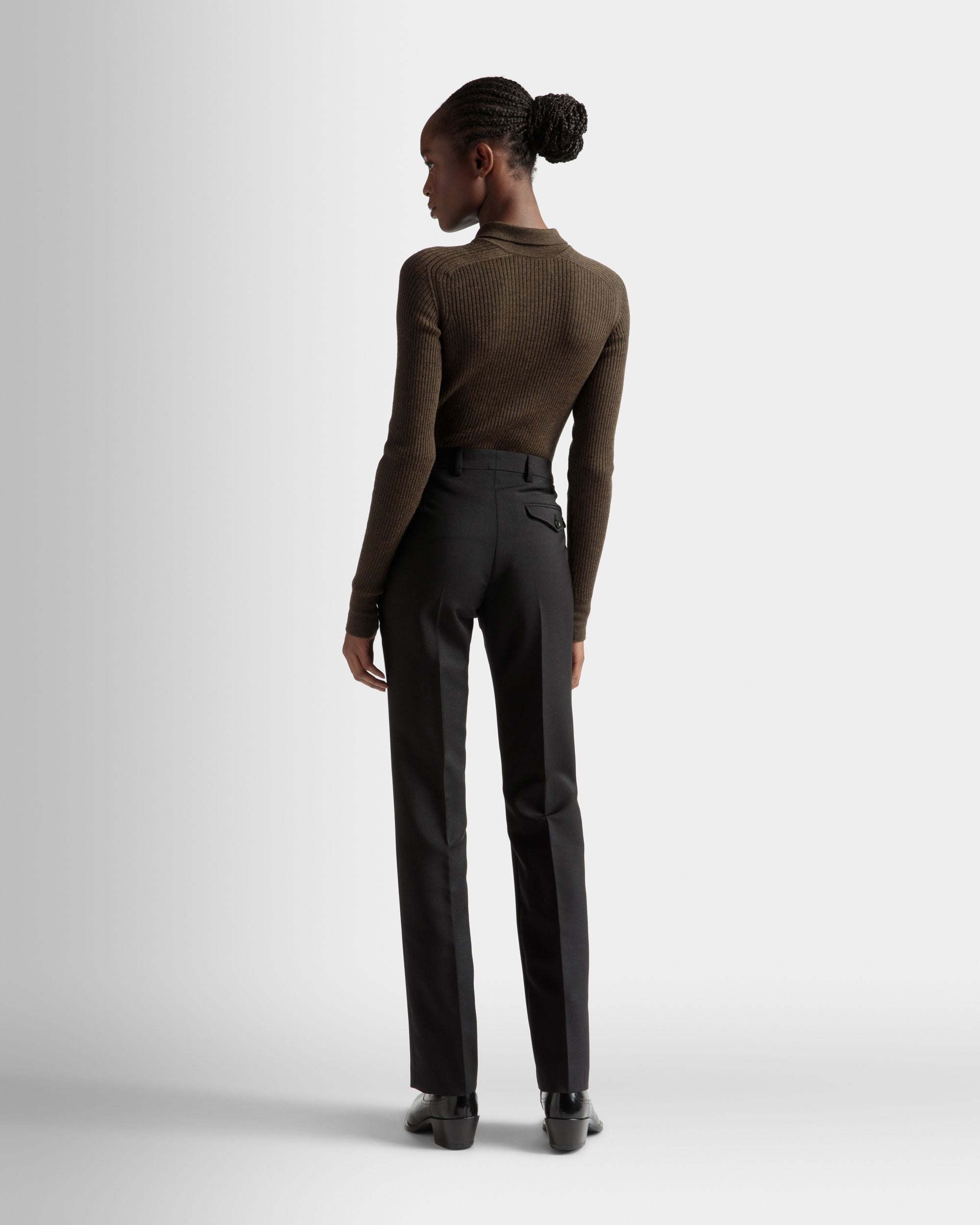 Pantalones De Traje De Pernera Recta - Mujer - Bally - 06