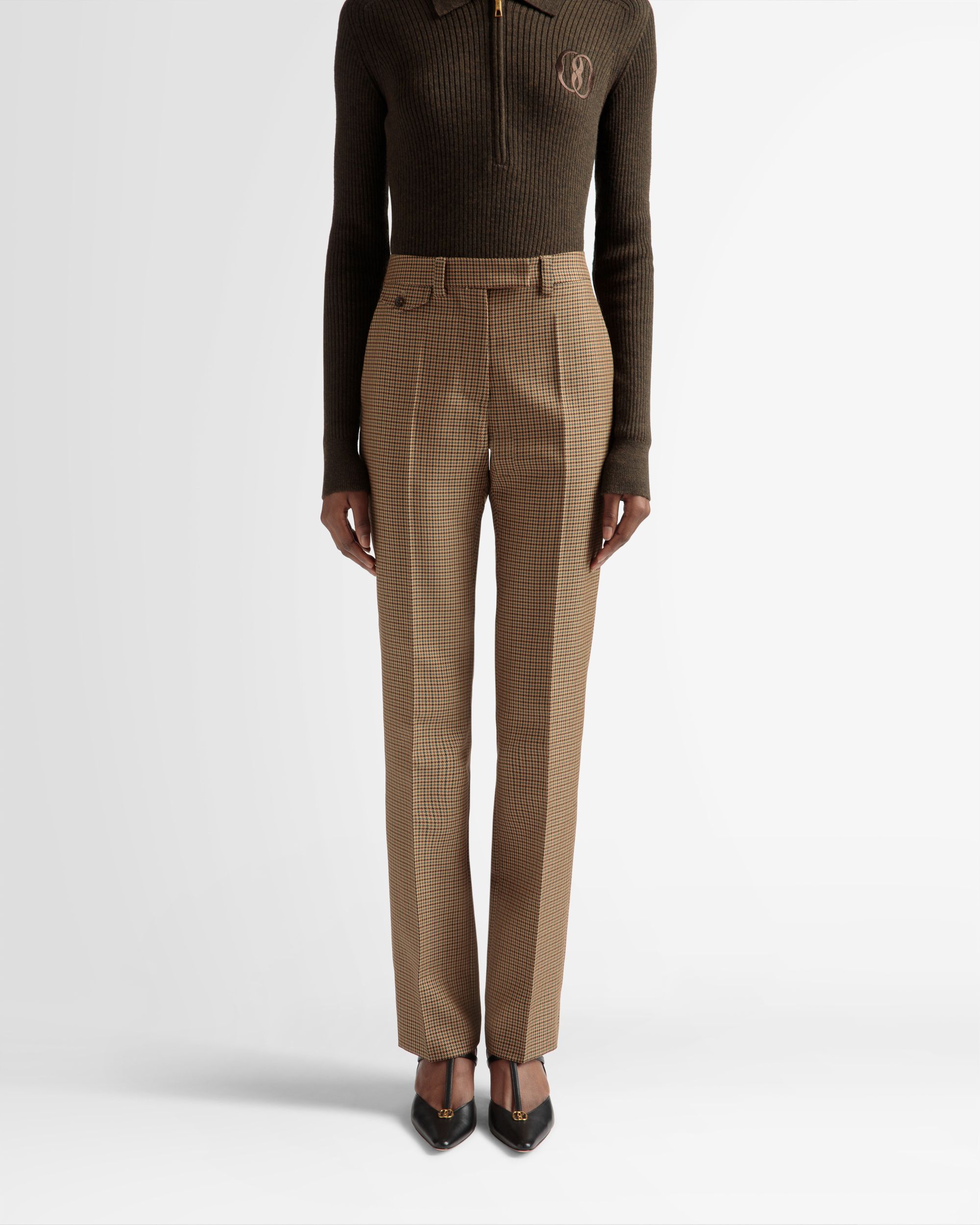 Pantalones De Traje De Pernera Recta - Mujer - Bally - 02