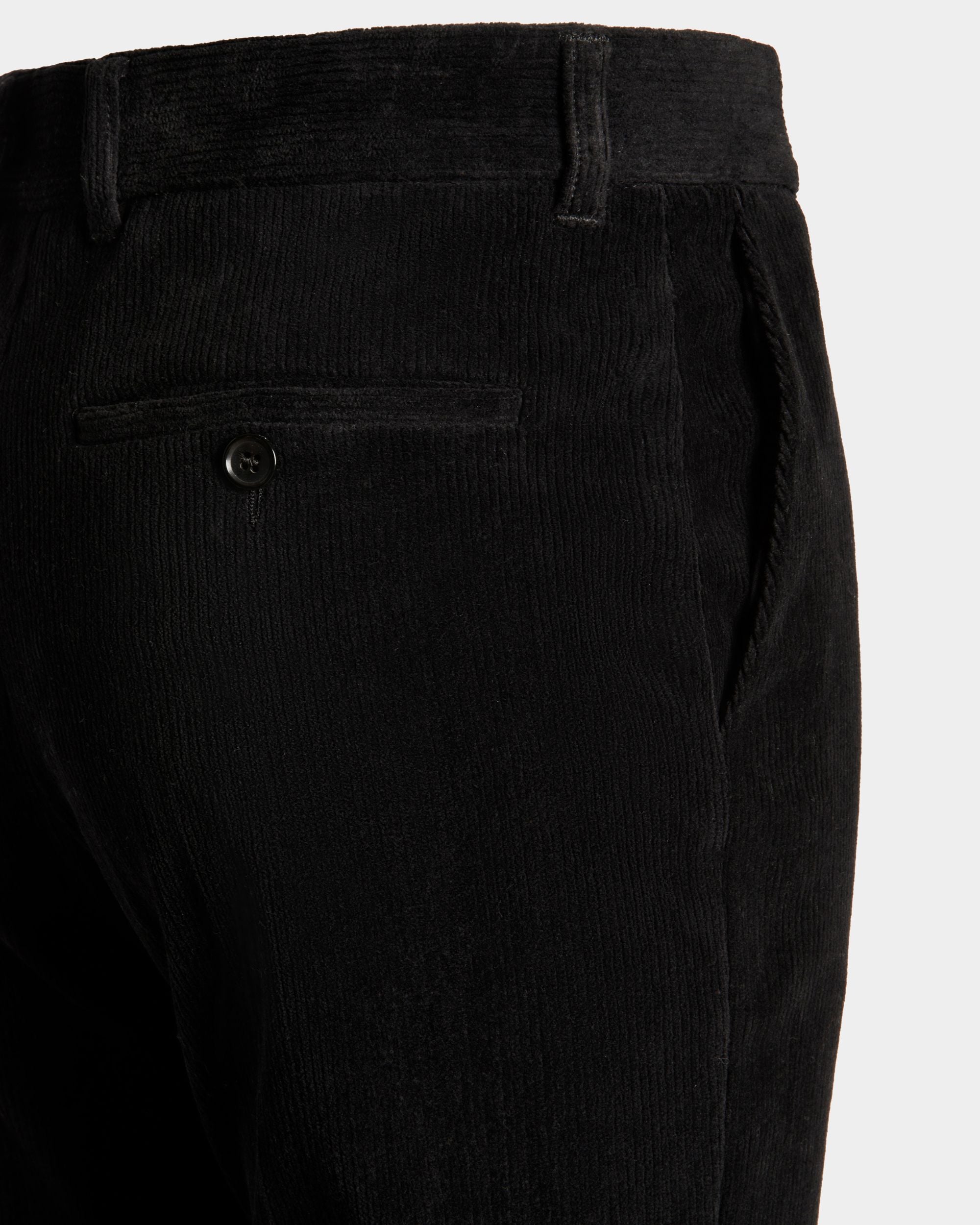 Pantalón Acampanado De Pana Negra - Mujer - Bally - 04